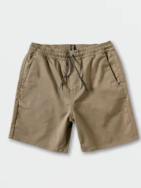 Big Boys Frickin 15 Elastic Waist Shorts - Khaki