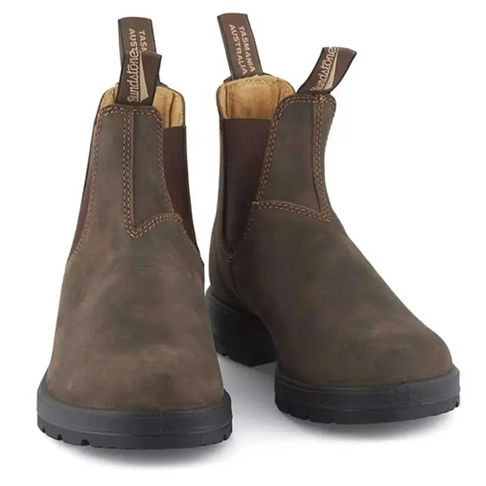 Premium Rustic Brown Leather Blundstone 585 Boots - Durable & Stylish Footwear