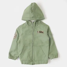 Boys Jacket Army-oil green