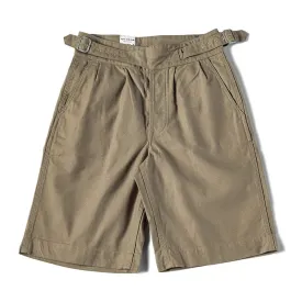 British Army Gurkha Shorts - 70s Khaki Chino Drill Military Short Pants