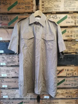 British issue dress shirt  - Khaki Short sleeve -Grade A