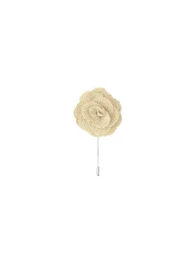 Burlap Sand Lapel Pin