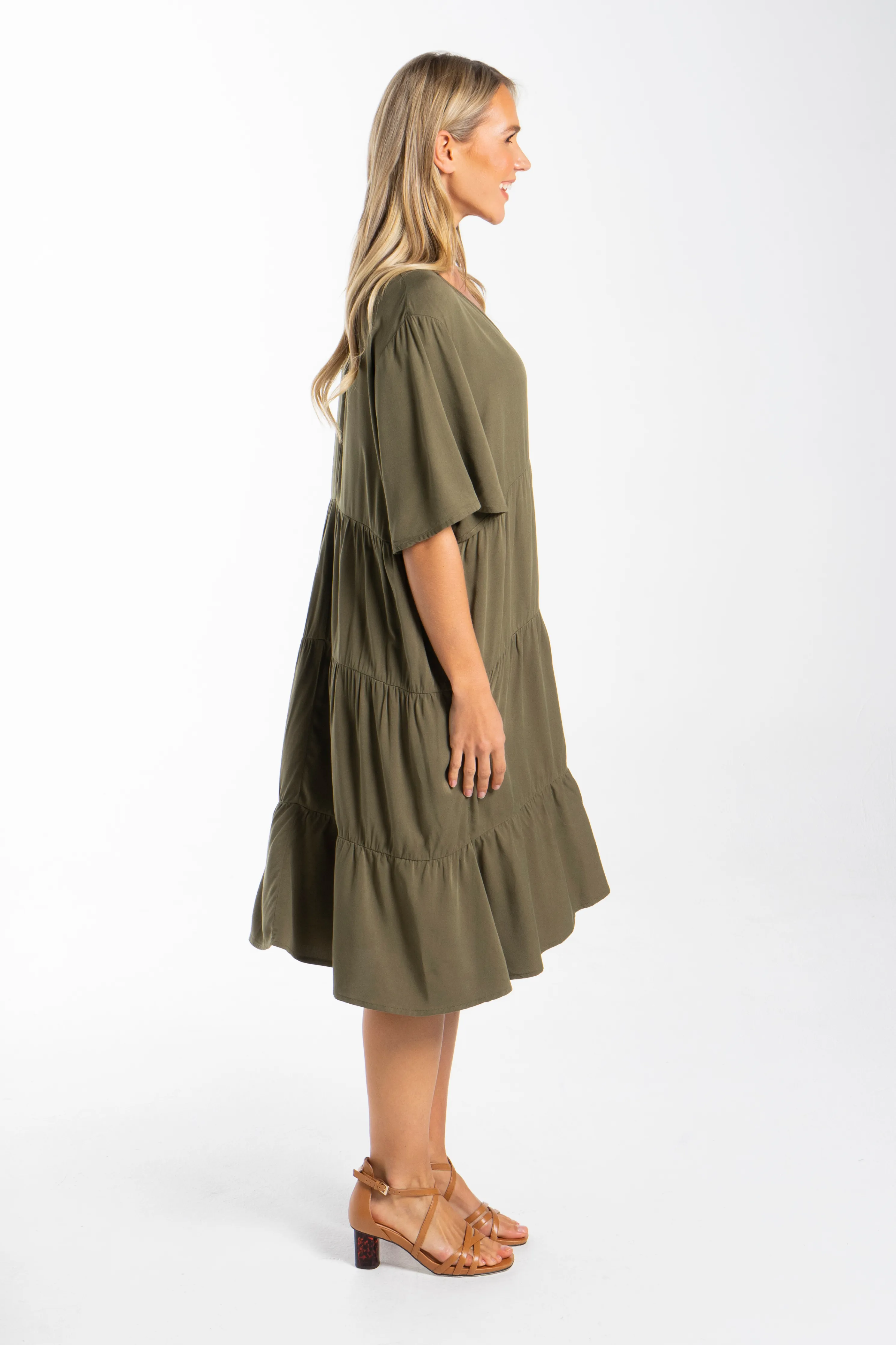 Chic Dress | Khaki | FINAL SALE