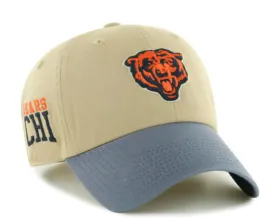 Chicago Bears Adult 47 Brand Historic Khaki Ashford Adjustable Hat