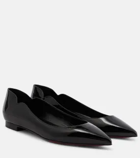 Hot Chick Christian Louboutin leather ballerinas, black