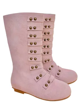 Studded Military-Style Boots by Liv and Mia