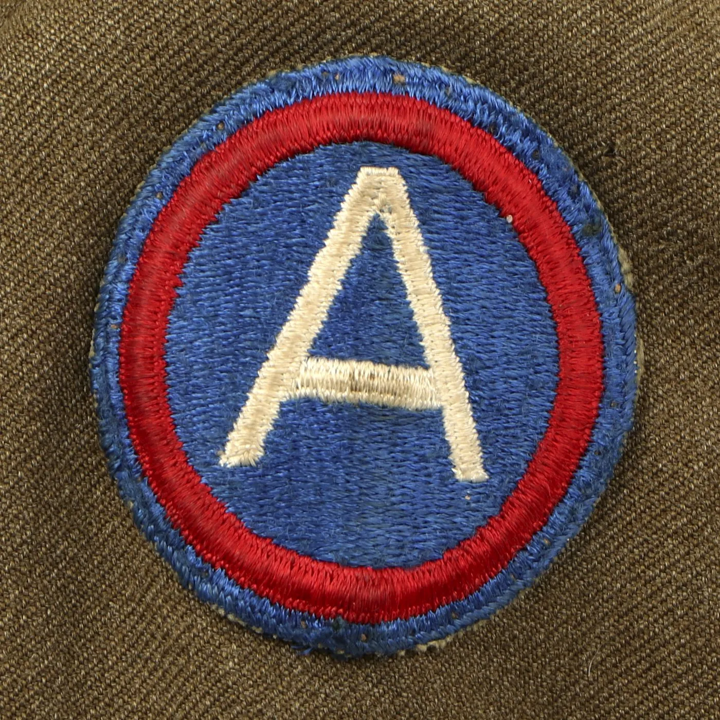 Original U.S. WWII Patton Their Army Technical Sergeant Ike Jacket Uniform with Distinctive Unit Insignia