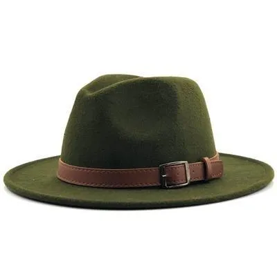 Taylor Fedora - Army Green