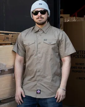 WorkForce Short Sleeve Work Shirt - Khaki